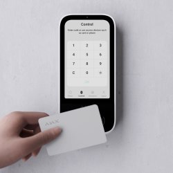 AJAX Keypad TouchScreen Hvid